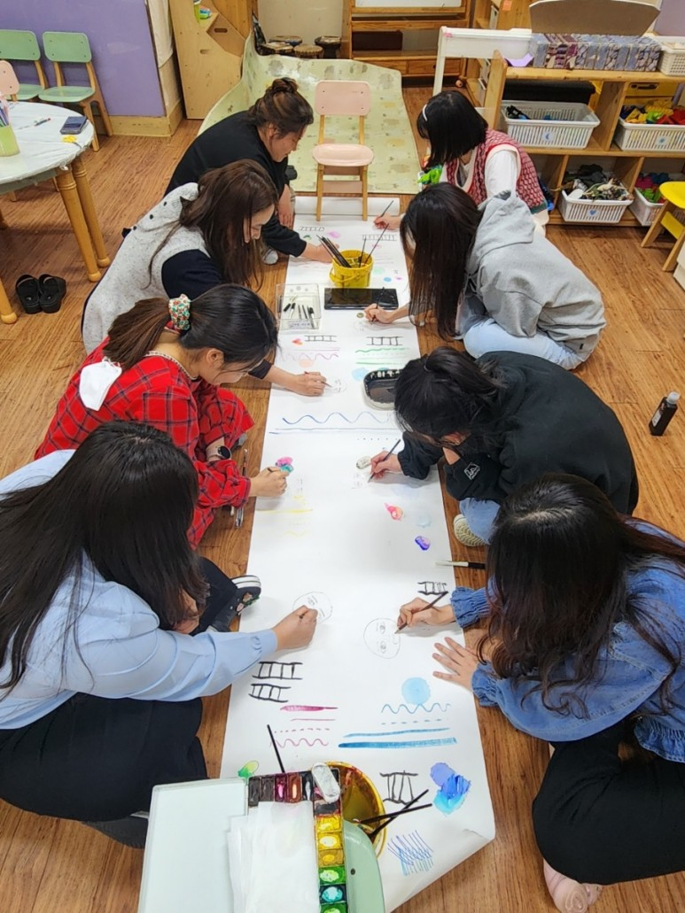렌쥴리에듀테인먼트 감성교육 웃는그림프로젝트 인혜유치원 교사 교육