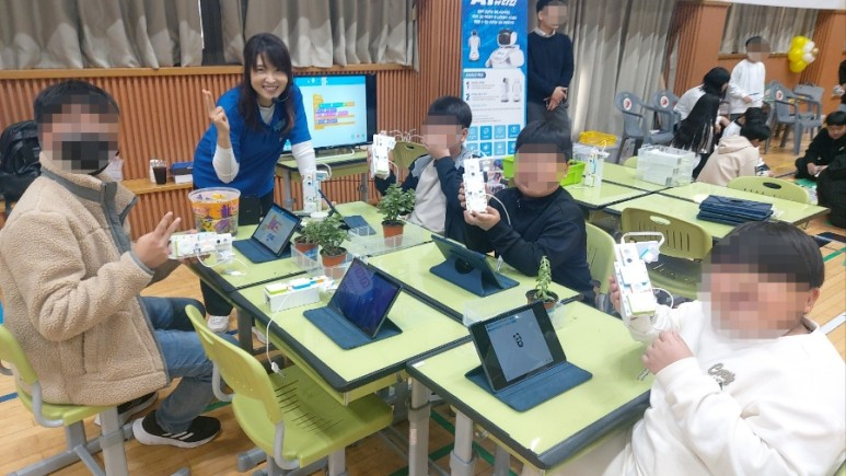 렌쥴리에듀테인먼트 인공지능 코딩 & 충북 문광초등학교 렌쥴리 AI어울림 캠프 
